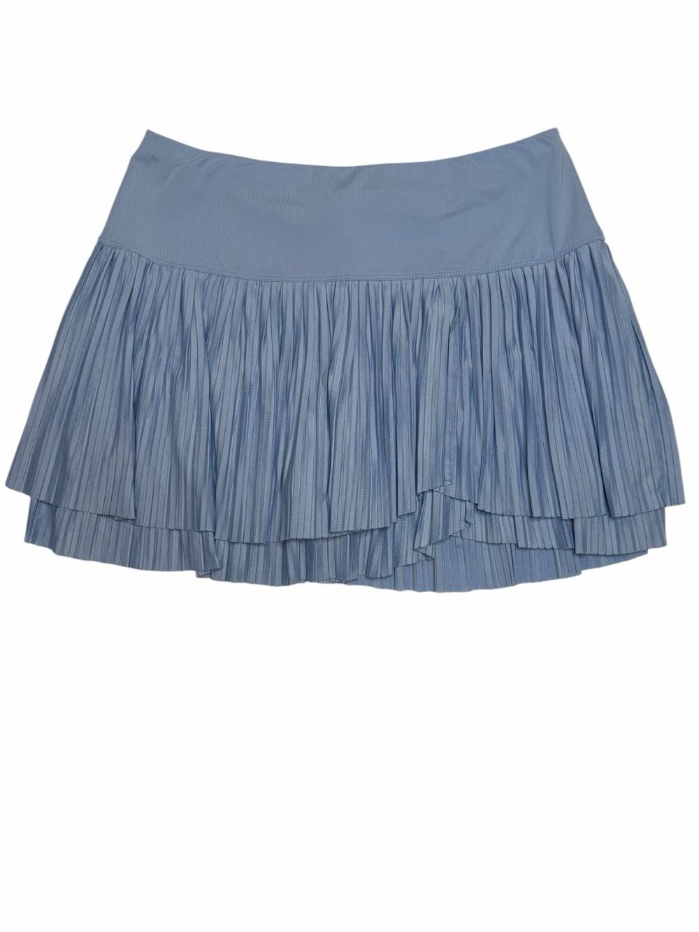 Lucky in Love Blue Pleated Tennis Skort Size Large (12) Athletic Golf Pickleball